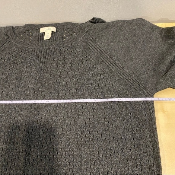 Caslon • open knit crew neck sweater - Picture 11 of 12